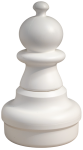 Pionek biały standard 38 cm - figura szachowa ogrodowa   