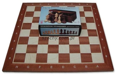 Staunton nr 5 z figurami w kasetce