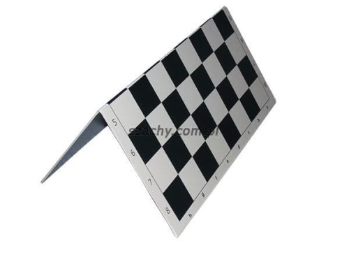 Szachownica składana z tworzywa nr 6 - czarna