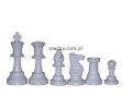 Figury szachowe z tworzywa - Staunton nr 6 białe
