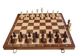 Szachy turniejowe nr 6  WG-CS207W - 4 hetmany w komplecie! 