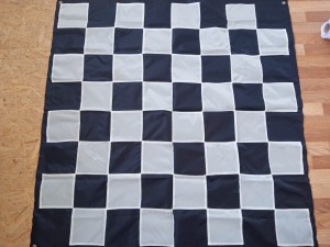 Szachownica z materiału do szachów tarasowych GN-6 