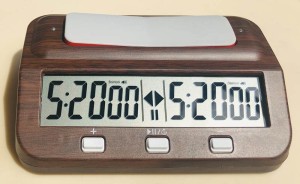 Zegar elektroniczny HQT101W -  wood - imitacja drewna