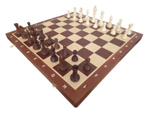 Szachy turniejowe nr 6  YC520-S - 4 hetmany w komplecie! (Gold knight)